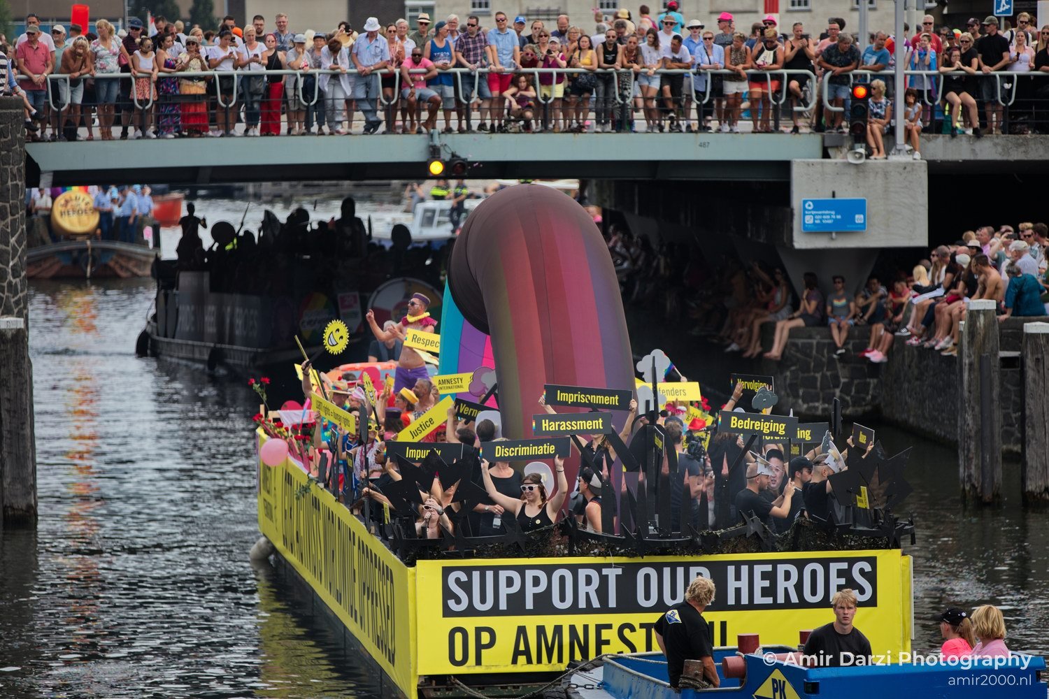 Heroes Gay Pride Canal Parade Amsterdam 2018 Amsterdam Netherlands from People Creative Collection series Photo 19