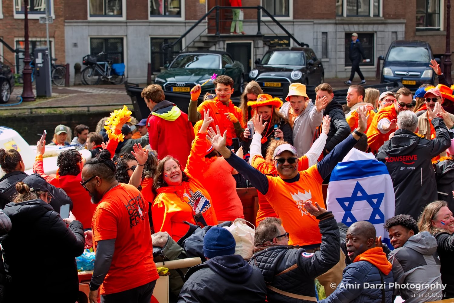 People enjoying kings day koningsdag in Amsterdam 2024 Amsterdam Netherlands from People Creative Collection series Photo 7