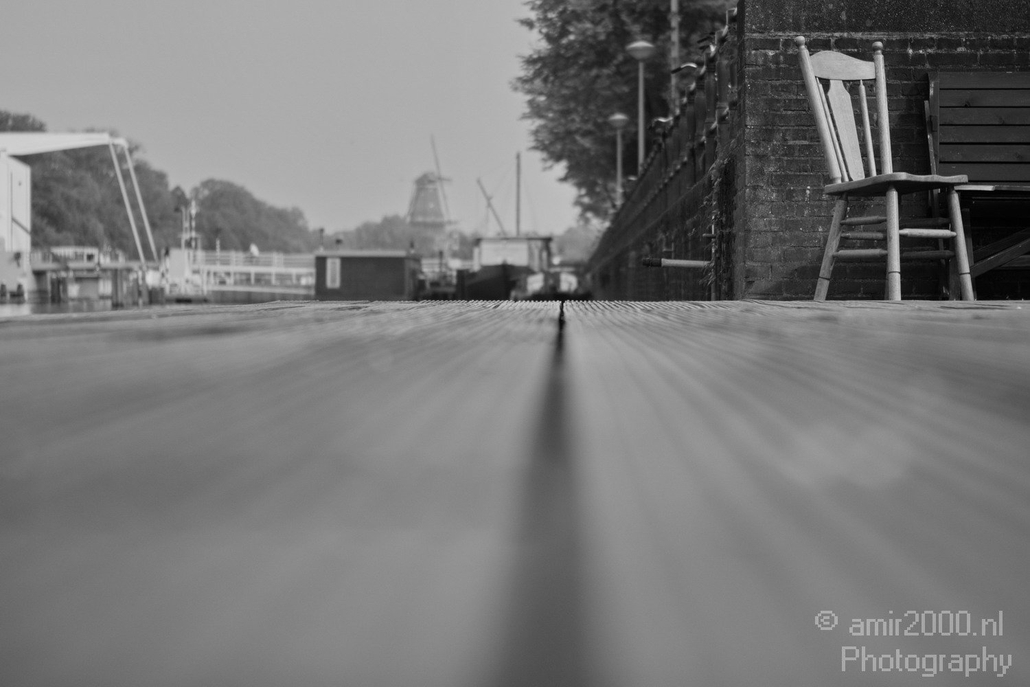 Wooden deck lines black and white miscellaneous General in General Photography Collection Photo 1
