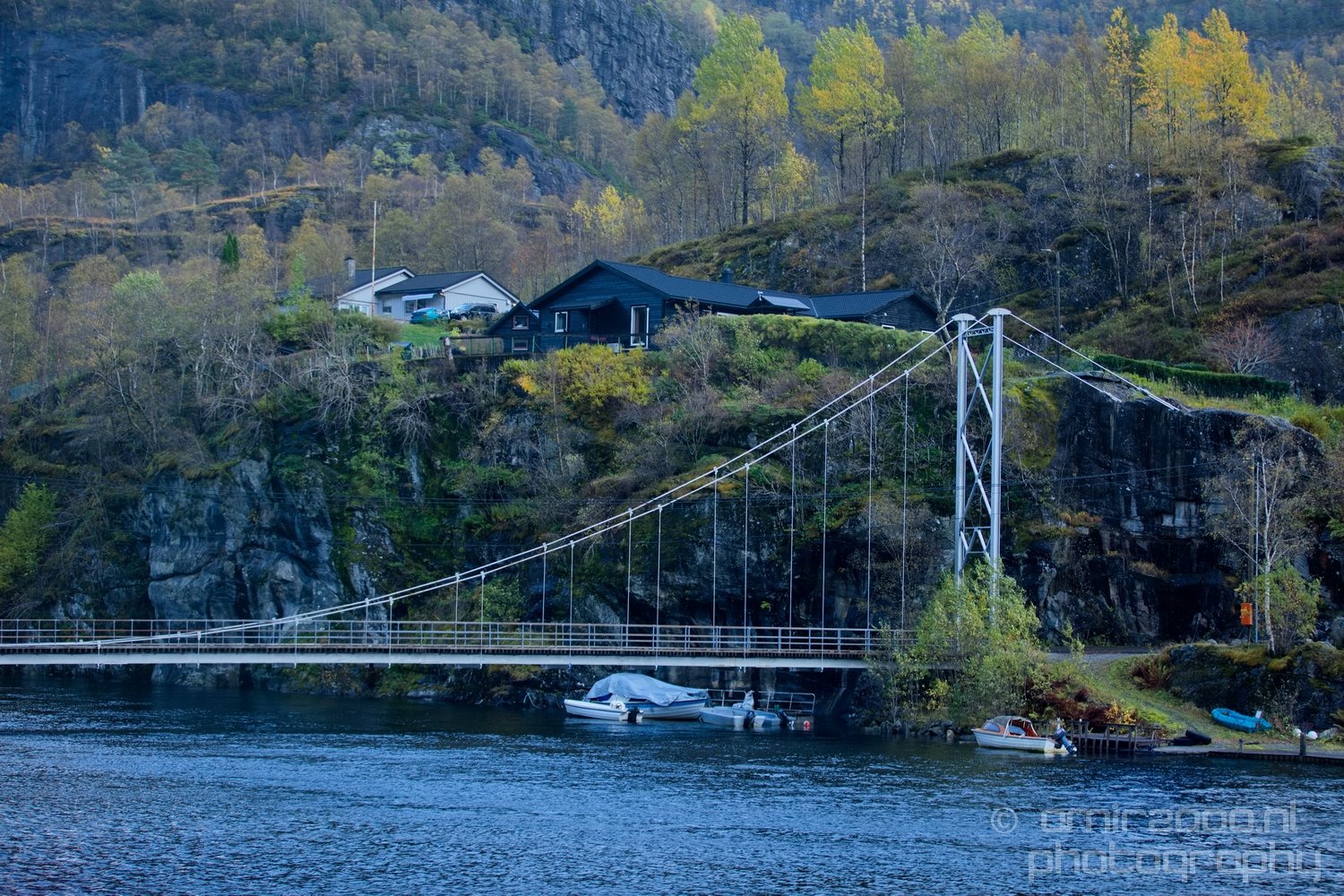 Bergen to Oslo Norway on a train scenic rail route landscape from nature series Photo 7