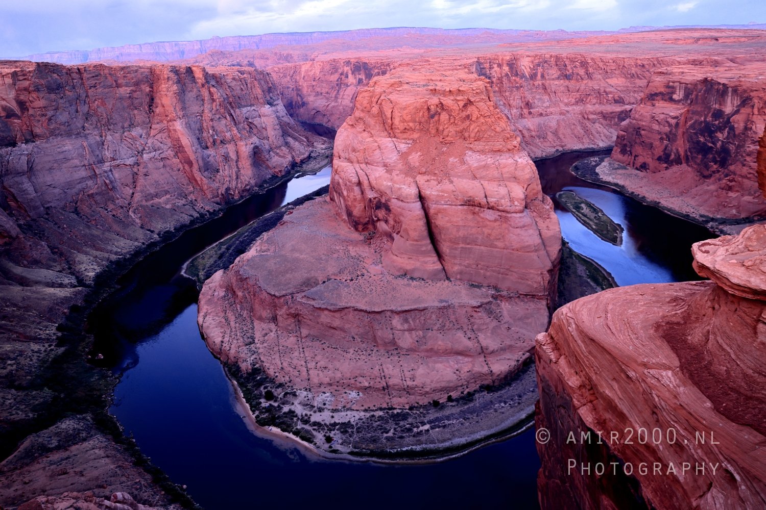 Horseshoe Bend Page Arizona USA Colorado River sunrise morning colors nature landscape Photo 27