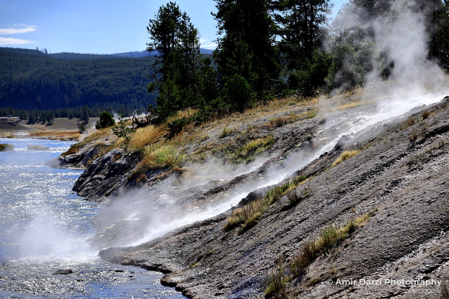Grand Prismatic Spring Yellowstone National Park Wyoming USA landscape nature And Teton in Yellowstone Grand Teton Photo 12