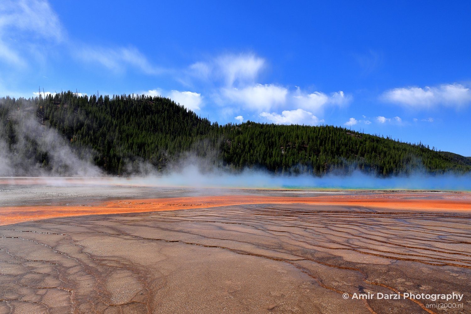 Grand Prismatic Spring Yellowstone National Park Wyoming USA landscape nature And Teton in Yellowstone Grand Teton Photo 55
