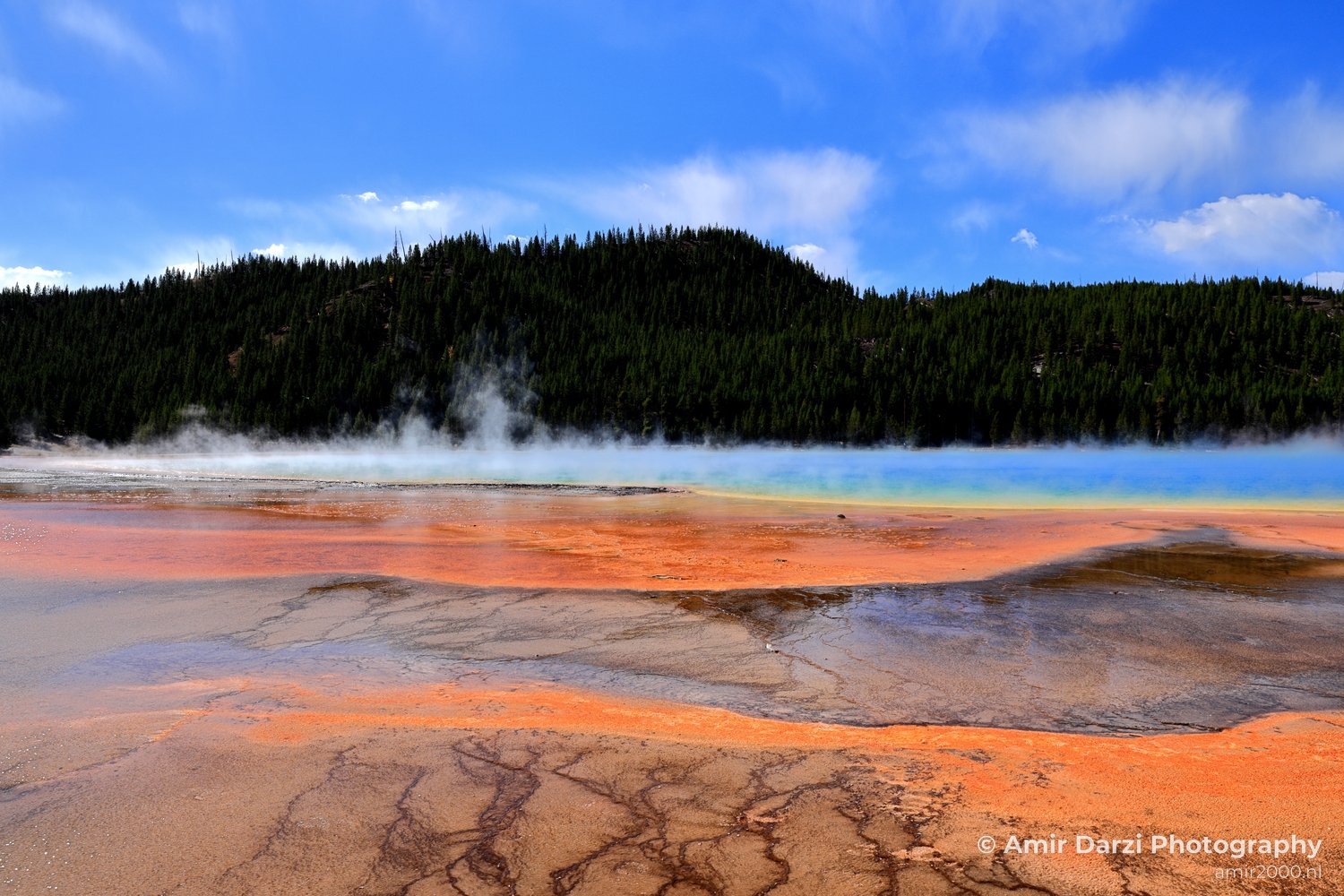Grand Prismatic Spring Yellowstone National Park Wyoming USA landscape nature And Teton in Yellowstone Grand Teton Photo 71