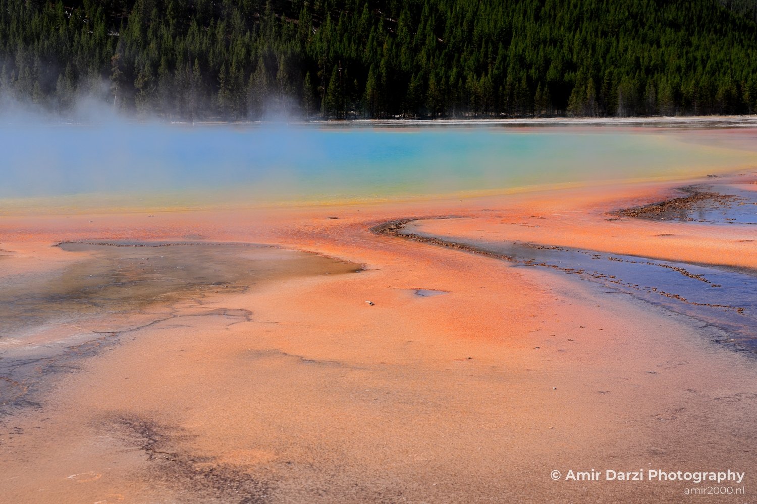 Grand Prismatic Spring Yellowstone National Park Wyoming USA landscape nature And Teton in Yellowstone Grand Teton Photo 77