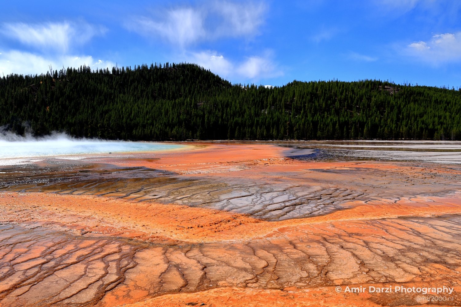 Grand Prismatic Spring Yellowstone National Park Wyoming USA landscape nature And Teton in Yellowstone Grand Teton Photo 87