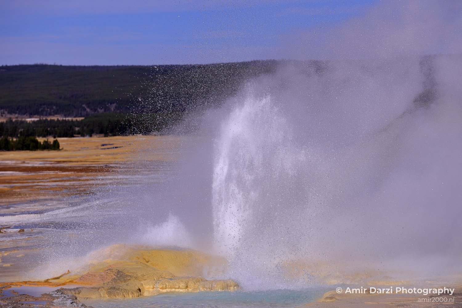 Upper Geyser Basin Morning Glory Pool Yellowstone National Park Wyoming USA landscape nature And Grand Teton Photo 40