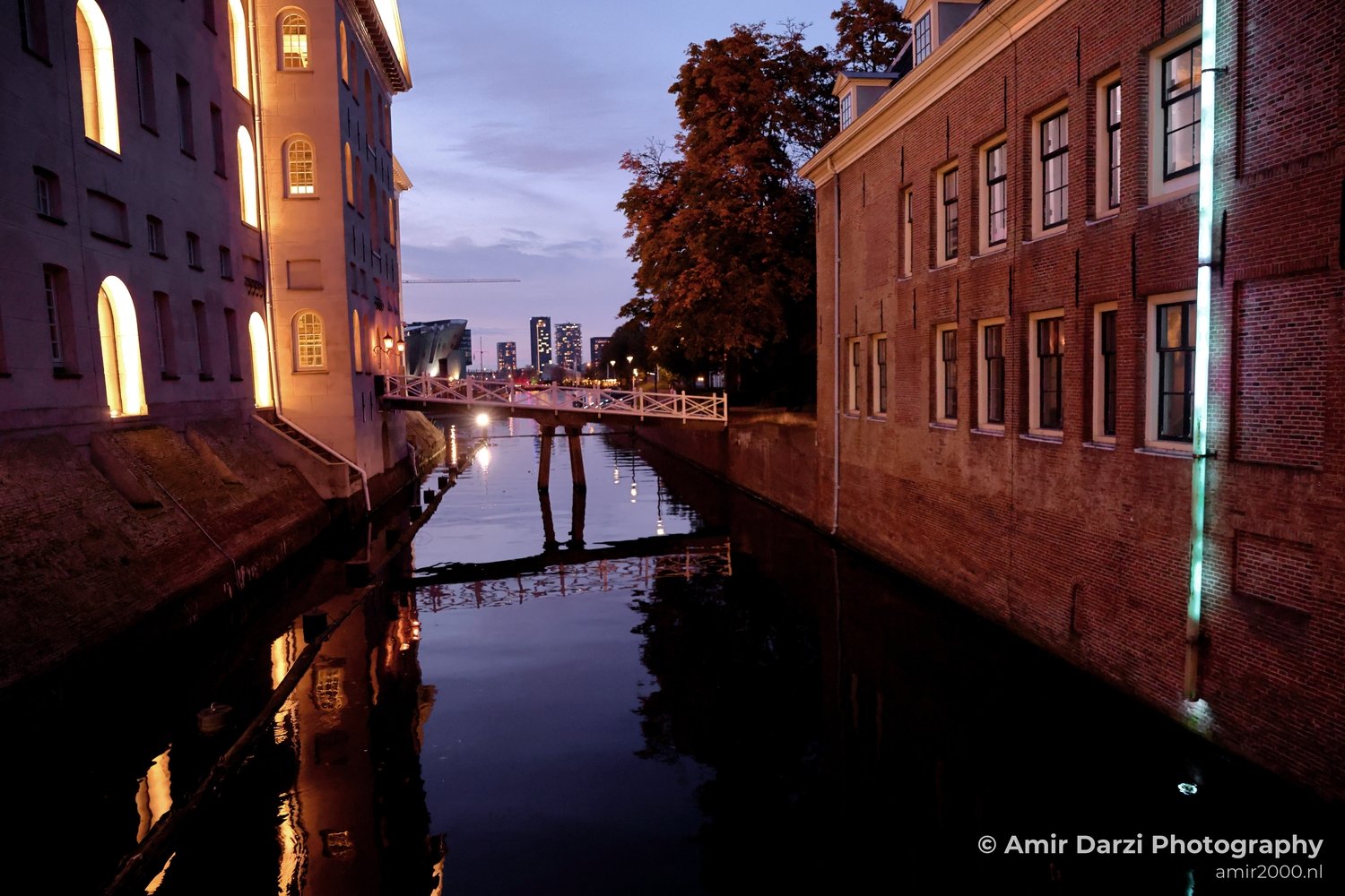 Marineterrein Scheepvaart Night Amsterdam Centrum Long Exposure Cityscape Netherlands in Amsterdam Netherlands Photo 3