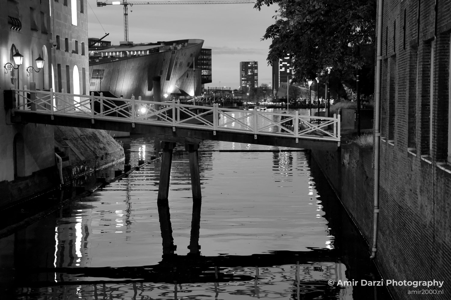 Marineterrein Scheepvaart Night Amsterdam Centrum Long Exposure Cityscape Netherlands in Amsterdam Netherlands Photo 5