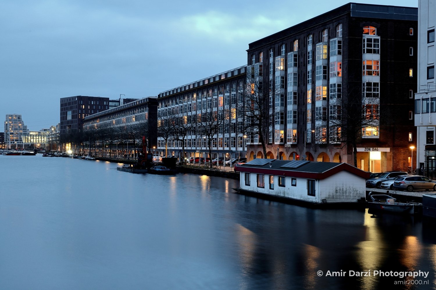 Zeeburg Amsterdam at Night Long Exposure Cityscape Netherlands in Amsterdam Netherlands Photo 3