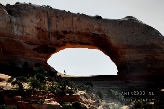 Experience a mesmerizing aerial view of Moab Utah USA that reveals the splendor of the landscape . Featuring Arches National