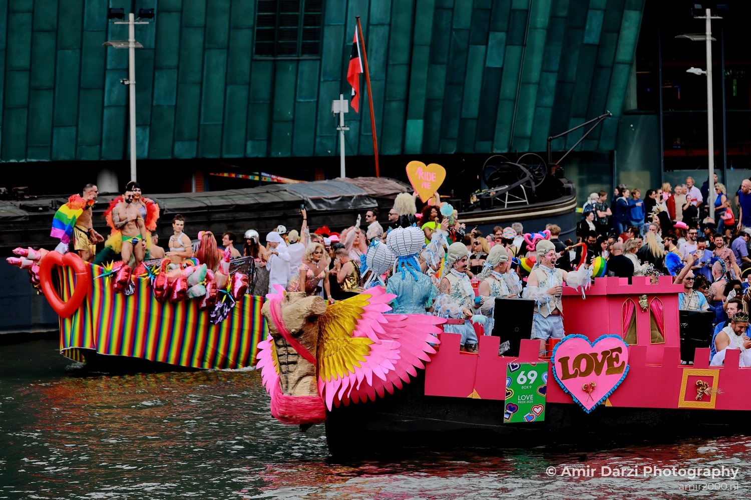 LOVE theme Pride Amsterdam Canal Parade Amsterdam Netherlands People Creative from People Creative Collection series Photo 18