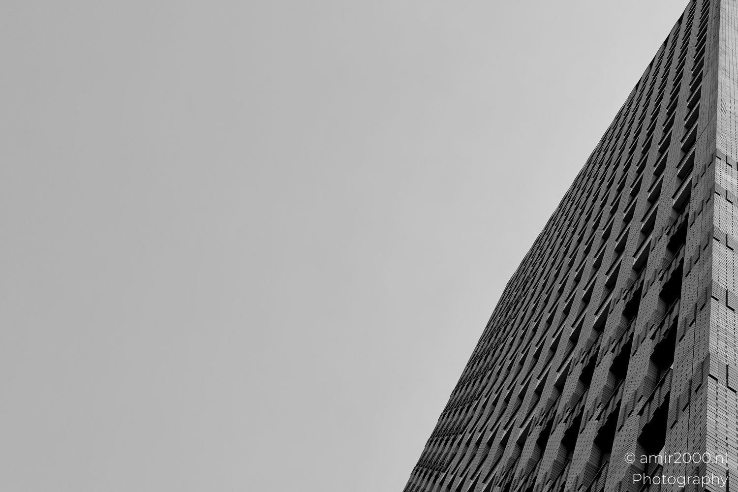 Hotel Crowne Plaza black and white abstraction