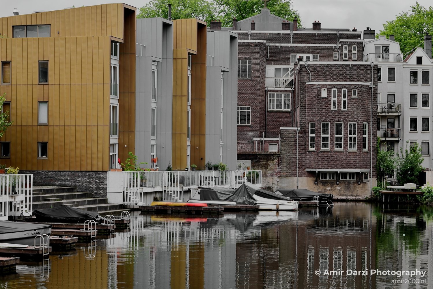 The view from the Bridge Ezelsbrug Amsterdam Netherlands Architecture Photo 4