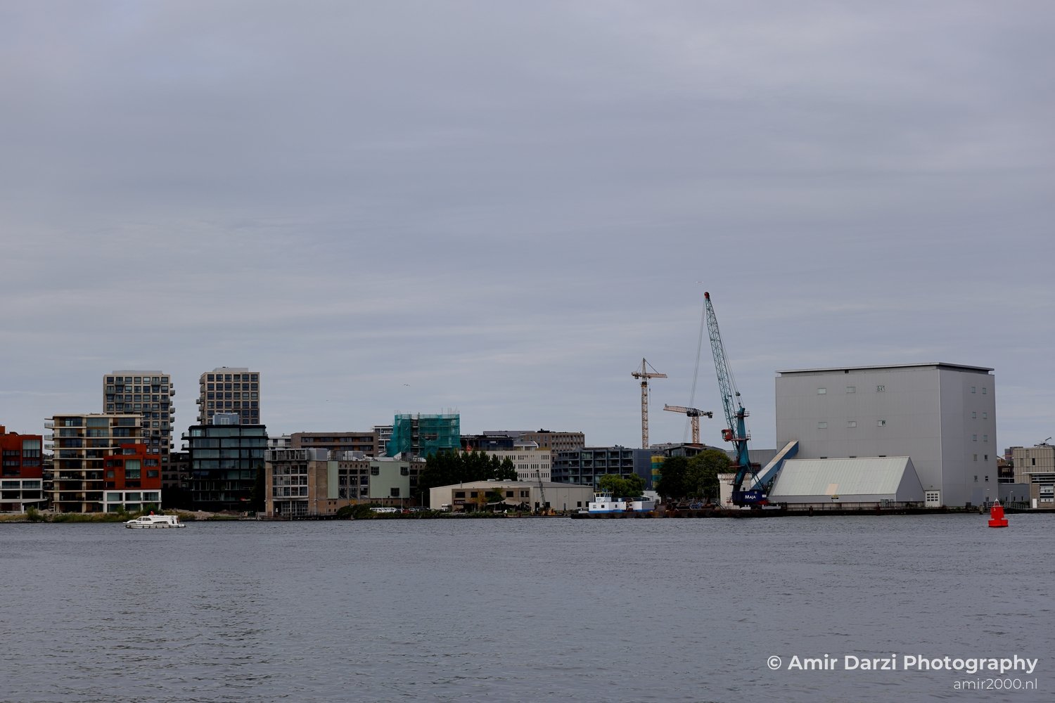 Looking at Noord and at Ij Amsterdam Netherlands Cityscape Photo 1