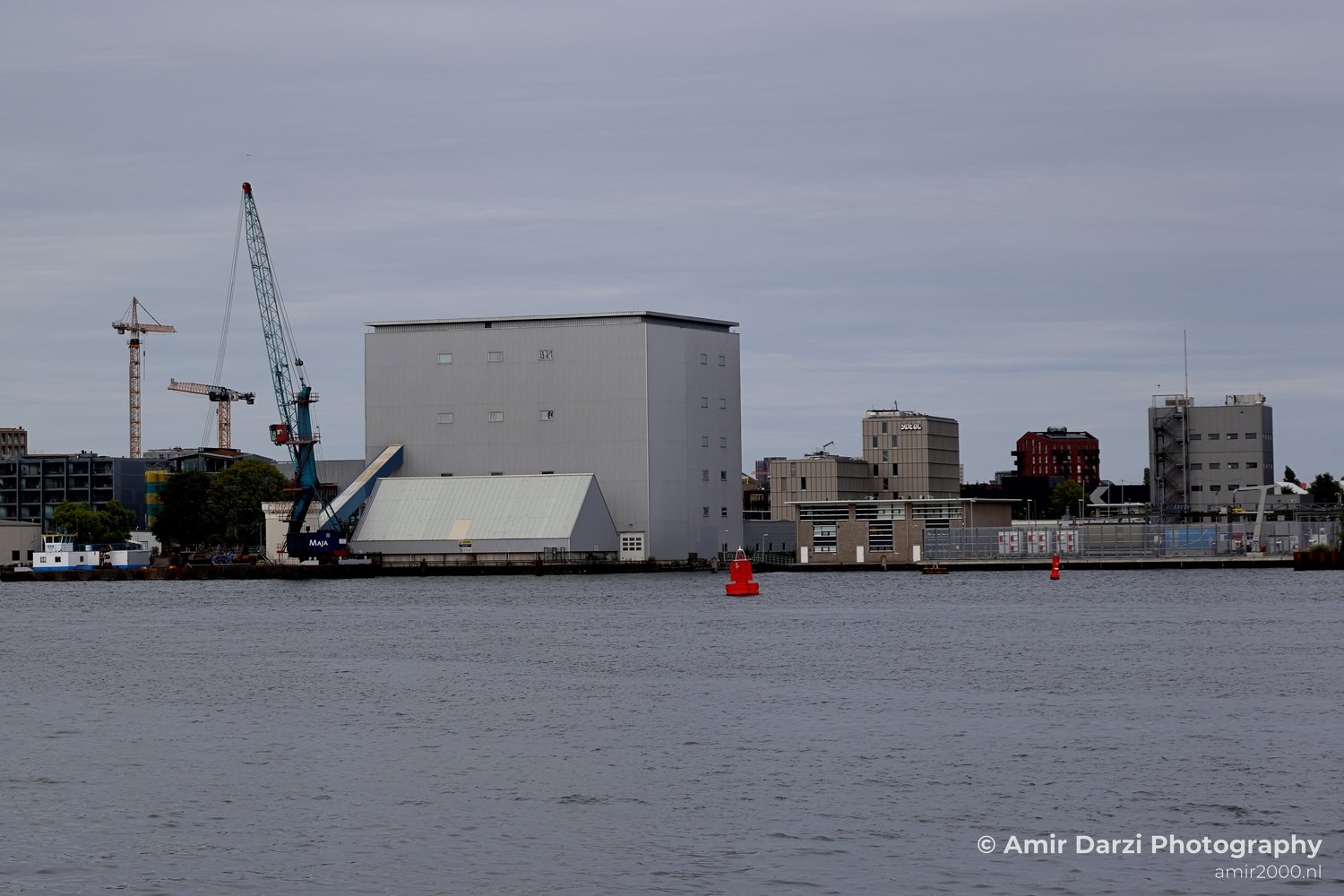 Looking at Noord and at Ij Amsterdam Netherlands Cityscape Photo 2
