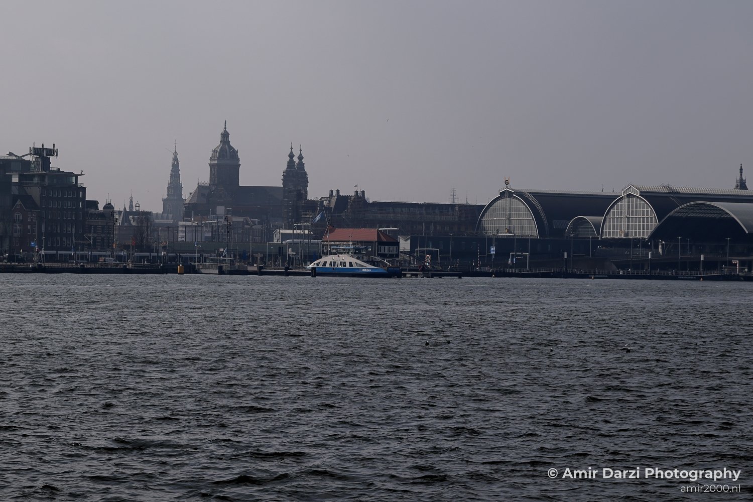View of the city from Noord Amsterdam Netherlands Cityscape Photo 3