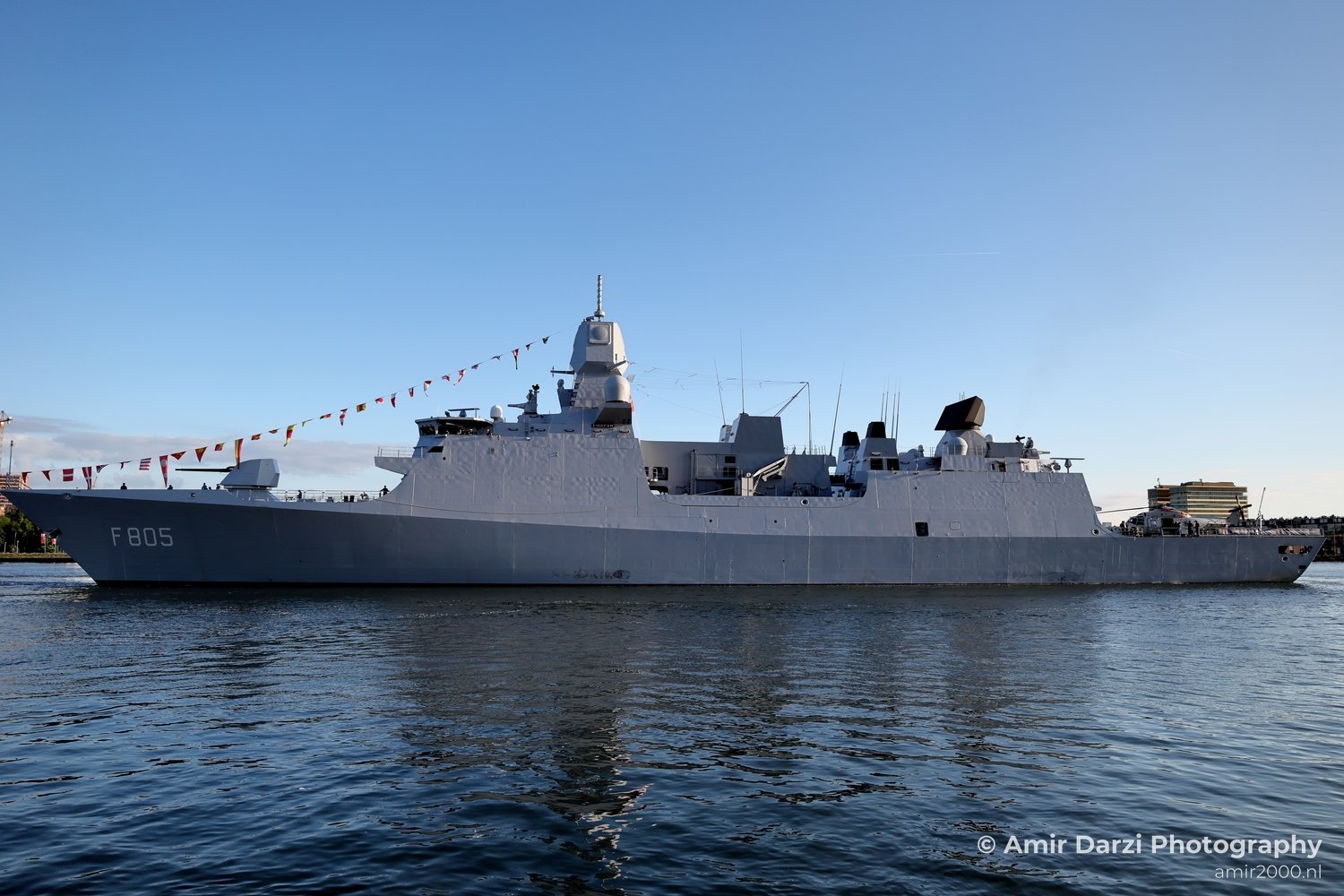 HNLMS Evertsen F805 De Zeven Provincien class frigate Royal Netherlands Navy Sail 2025 750 Photo 2