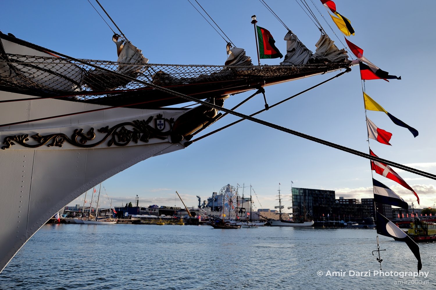 Looking at details of tall ships figureheads rigging galleon anchor details Sail 2025 750 Photo 1