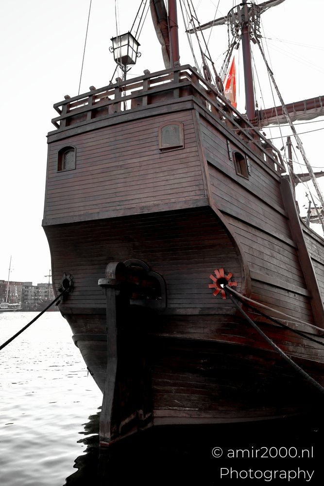 Looking at details of tall ships figureheads rigging galleon anchor details Sail 2025 750 Photo 2