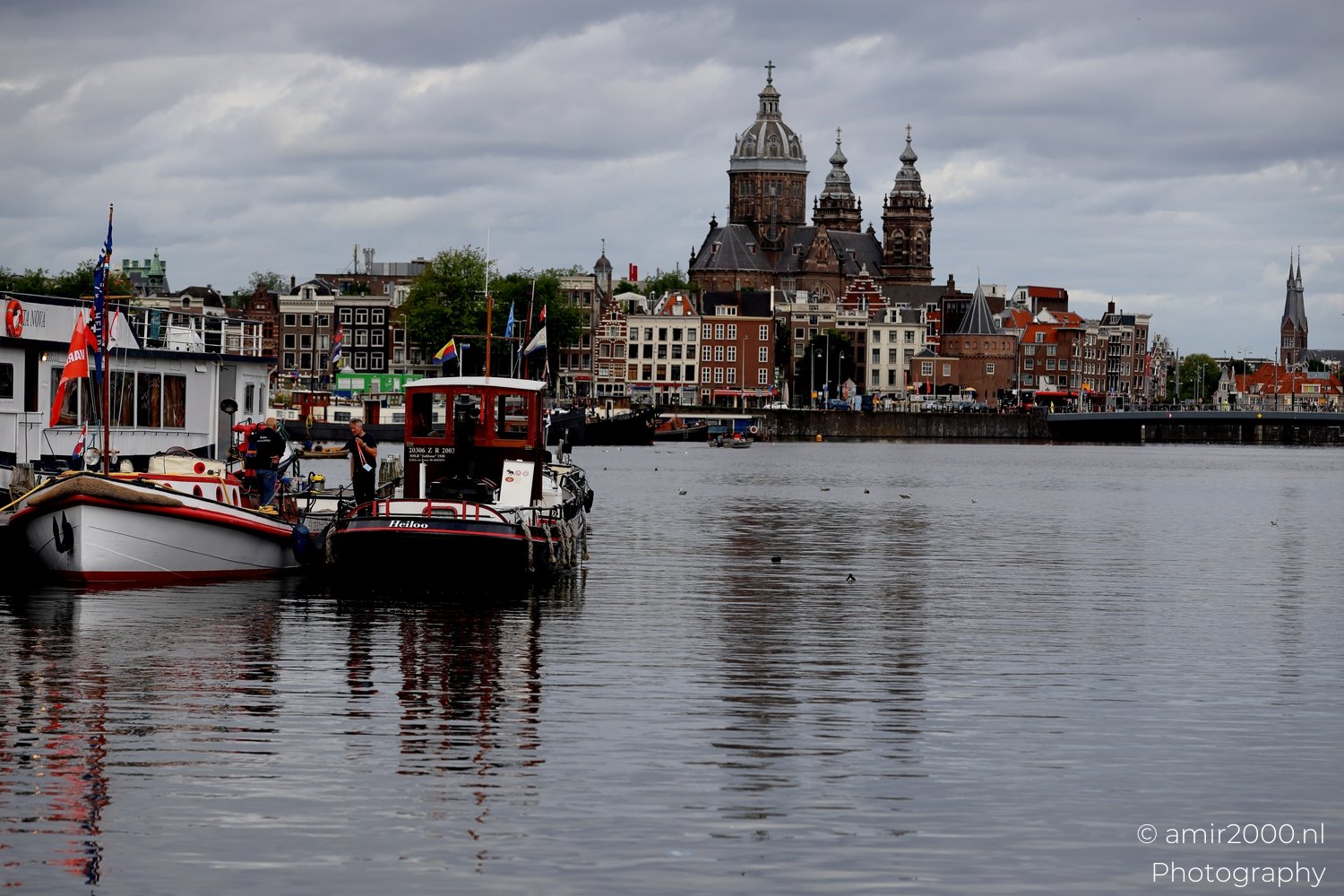 Reflection heritage saloon boats and tugboats Sail 2025 750 to the city Amsterdam Netherlands Miscellaneous Photo 10