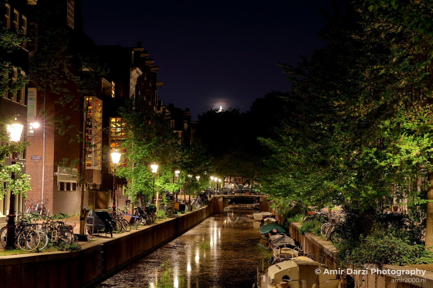 Recht Boomssloot de Lastage Nieuwmarktbuurt Amsterdam Netherlands Night