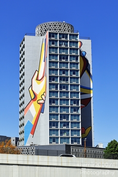 Cityscape and clear blue sky Canon EOS R5 Mark II captures the motion of the city against image from year 2025 #7