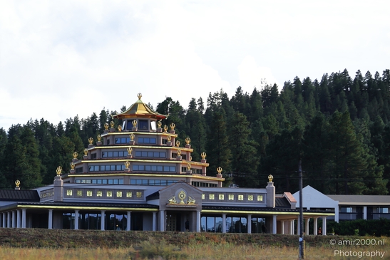 Small places on the go road trip in Arizona USA. A serene Buddhist temple nestled in a - image from year 2025 #009