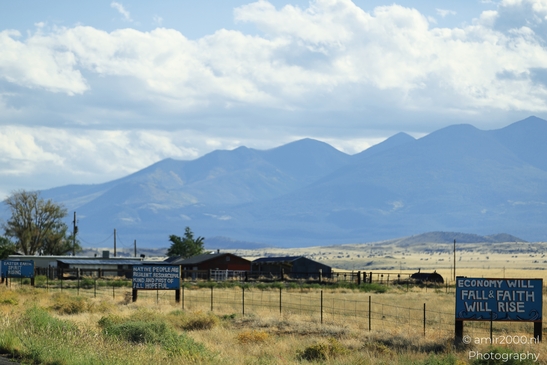 Small places on the go road trip in Arizona USA. A small town in Arizona, with a sign that reads - image from year 2025 #025