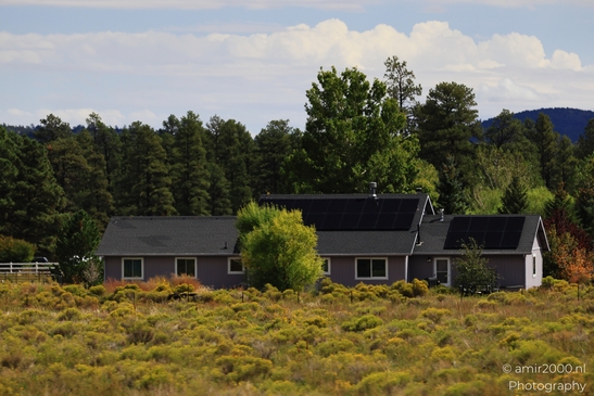 Small places on the go road trip in Arizona USA. A cozy cabin nestled in a desert landscape. - image from year 2025 #045