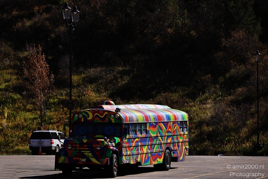 Route-level view of bus with clear roadway and shoulder context. image from year 2025 #1