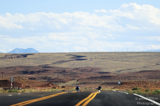 On The Way In Western USA in Transportation Collection. A lone highway stretches into the - image from year 2025 #034