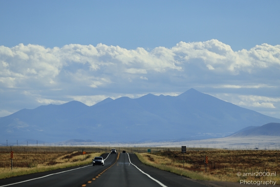 On The Way In Western USA in Transportation Collection. A long highway stretches into the - image from year 2025 #036