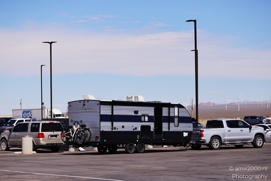 On The Way In Western USA in Transportation Collection. A large camper van parked in a lot, - image from year 2025 #022
