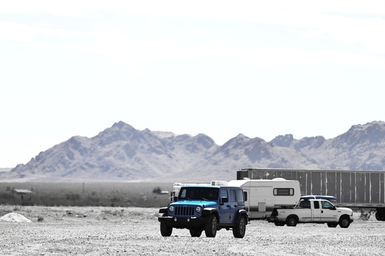 On The Way In Western USA in Transportation Collection. A truck hauling a trailer with an - image from year 2025 #027