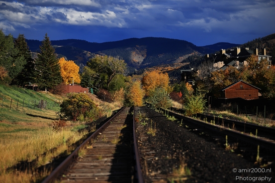 Calm rural scenery featuring fall foliage and mountainous backdrop near Avon Eagle County Colorado. image from year 2025 #9