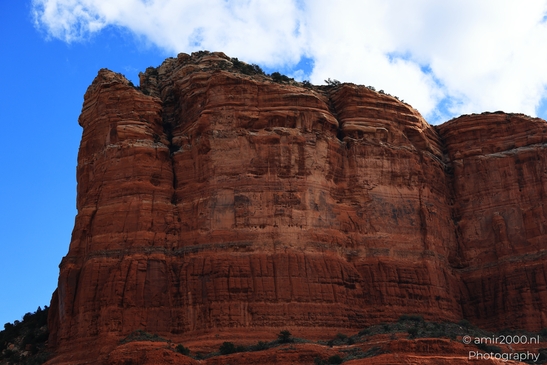 Bell Rock Hike Loop A rocky cliff face with a clear blue sky above in Sedona Arizona USA image from year 2025 #9