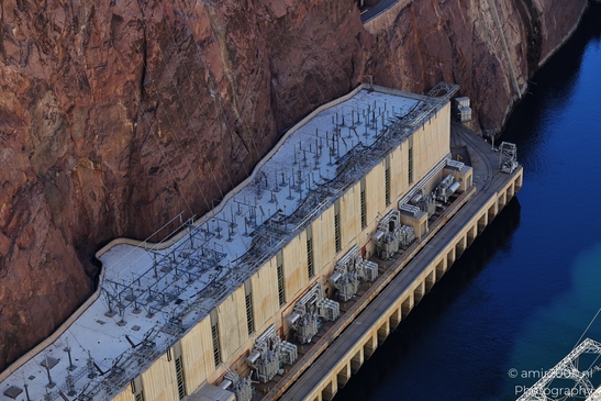 Hydroelectric power plant in Hoover Dam Nevada Arizona USA. The Hoover Dam, a marvel of modern - image from year 2025 #002