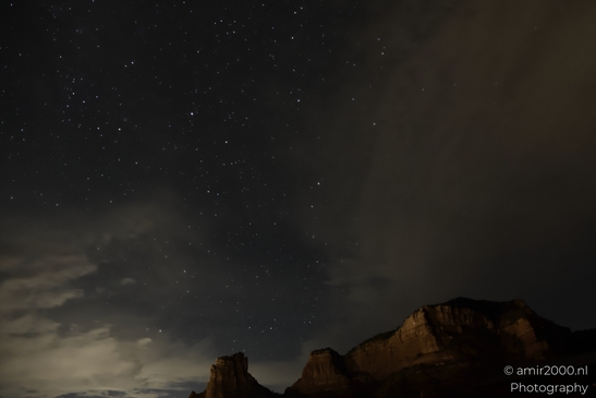 Night Sky Starfield Over Desert in Sedona Arizona USA. The night sky above the desert in Sedona, - image from year 2025 #005
