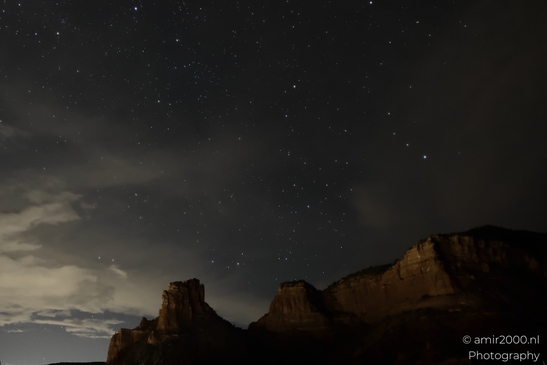 Night Sky Starfield Over Desert in Sedona Arizona USA. The night sky in Sedona, Arizona, is a - image from year 2025 #006