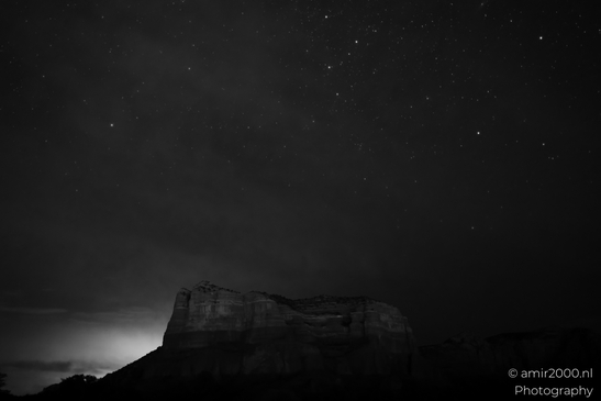Night Sky Starfield Over Desert in Sedona Arizona USA. The night sky above the desert in Sedona, - image from year 2025 #008