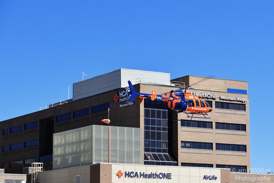 AirLife air ambulance helicopter N776AL Bel 407 N776AL Bell 407 helicopter flying above a image from year 2025 #2