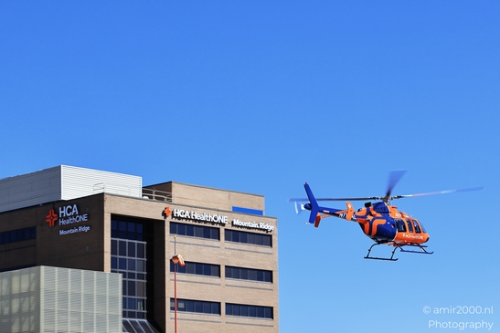 AirLife air ambulance helicopter N776AL Bel 407 N776AL Bel 407 air ambulance helicopter taking off image from year 2025 #3