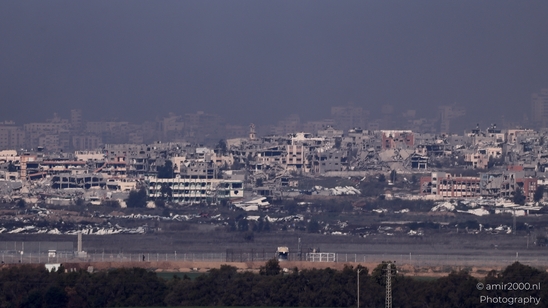Looking toward Gaza after October 7, a landscape marked by conflict, memory, and the fragile hope for something better. Photographed by Amir Darzi. Photography by amir2000.nl, a Dutch photographer.