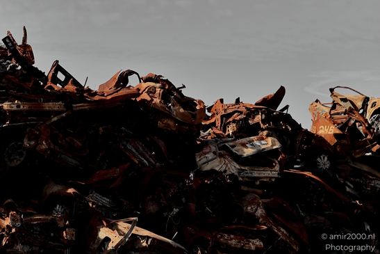Fragments of lives and stories—the Car Wall Memorial serves as a stark reminder of the events of October 7 and the lives forever changed. Photographed by Amir Darzi. Photography by amir2000.nl, a Dutch photographer.