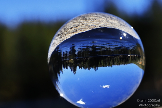 Across Rocky Mountain National Park, Glass Ball Creative Series, a glass ball reflects a - image from year 2025 #009