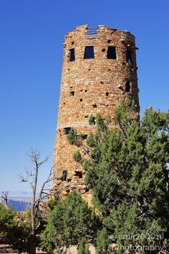 Desert View Watchtower iconic tower details and expansive rim views toward the Painted Desert - image from year 2025 #025