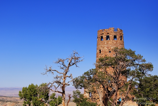 Desert View Watchtower iconic tower details and expansive rim views toward the Painted Desert - image from year 2025 #027
