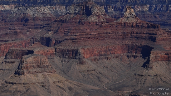 Grandview Point overlook telephoto canyon textures and layered rock formations with deep - image from year 2025 #006