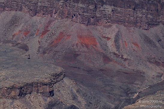 Grandview Point overlook telephoto canyon textures and layered rock formations with deep - image from year 2025 #012